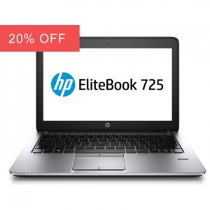 HP EliteBook 725 G2 Laptop Quad Core 500GB HDD Warranty Windows 10 
